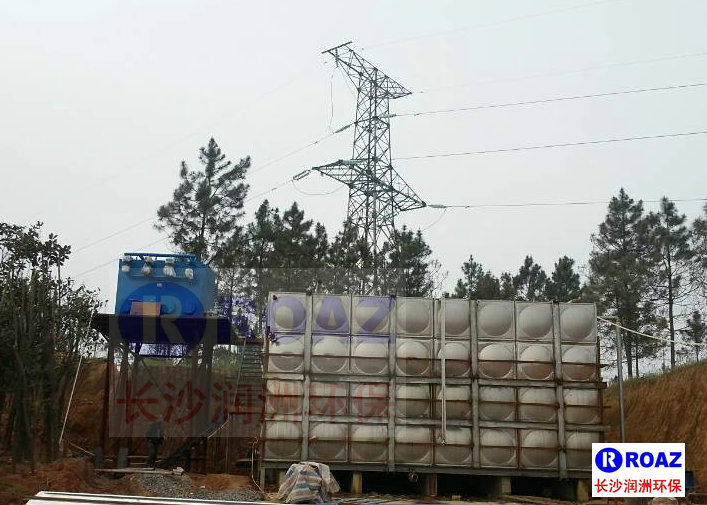 一體化凈水設備在水泥廠投入使用！